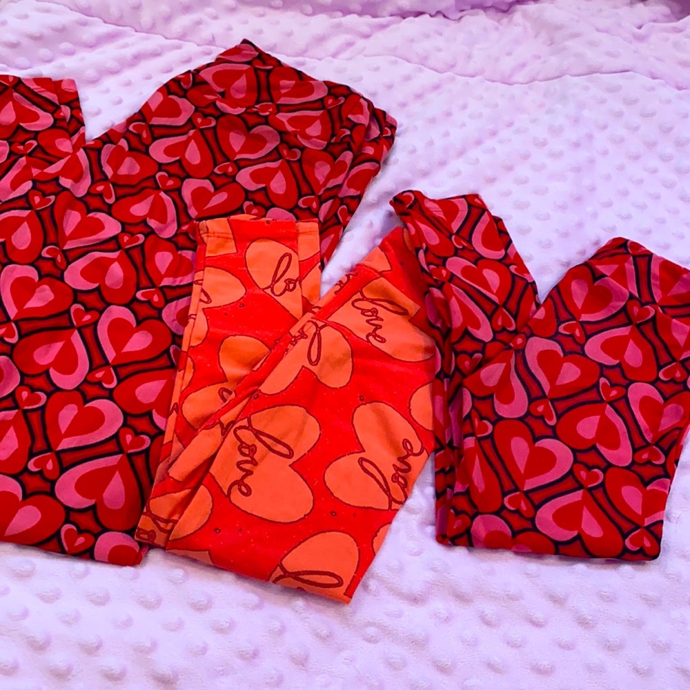Lularoe Hearts Mommy & Me - OS and S/M